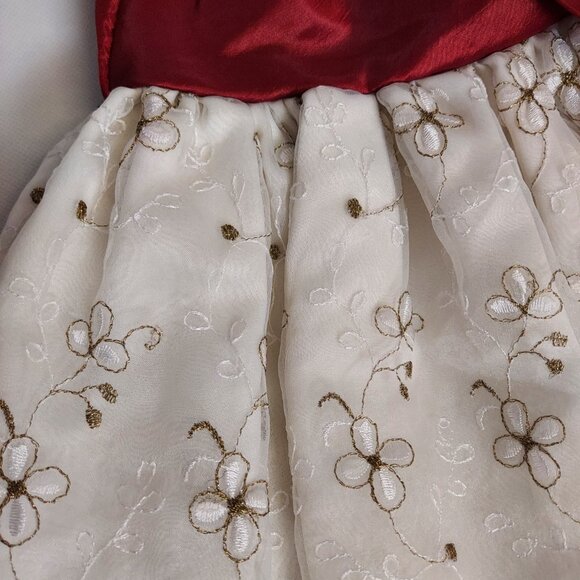 VELVET, SATIN, SPARKLE GIRLS SIZE 4 DRESS - GUC - JANE COPELAND - Picture 4 of 7